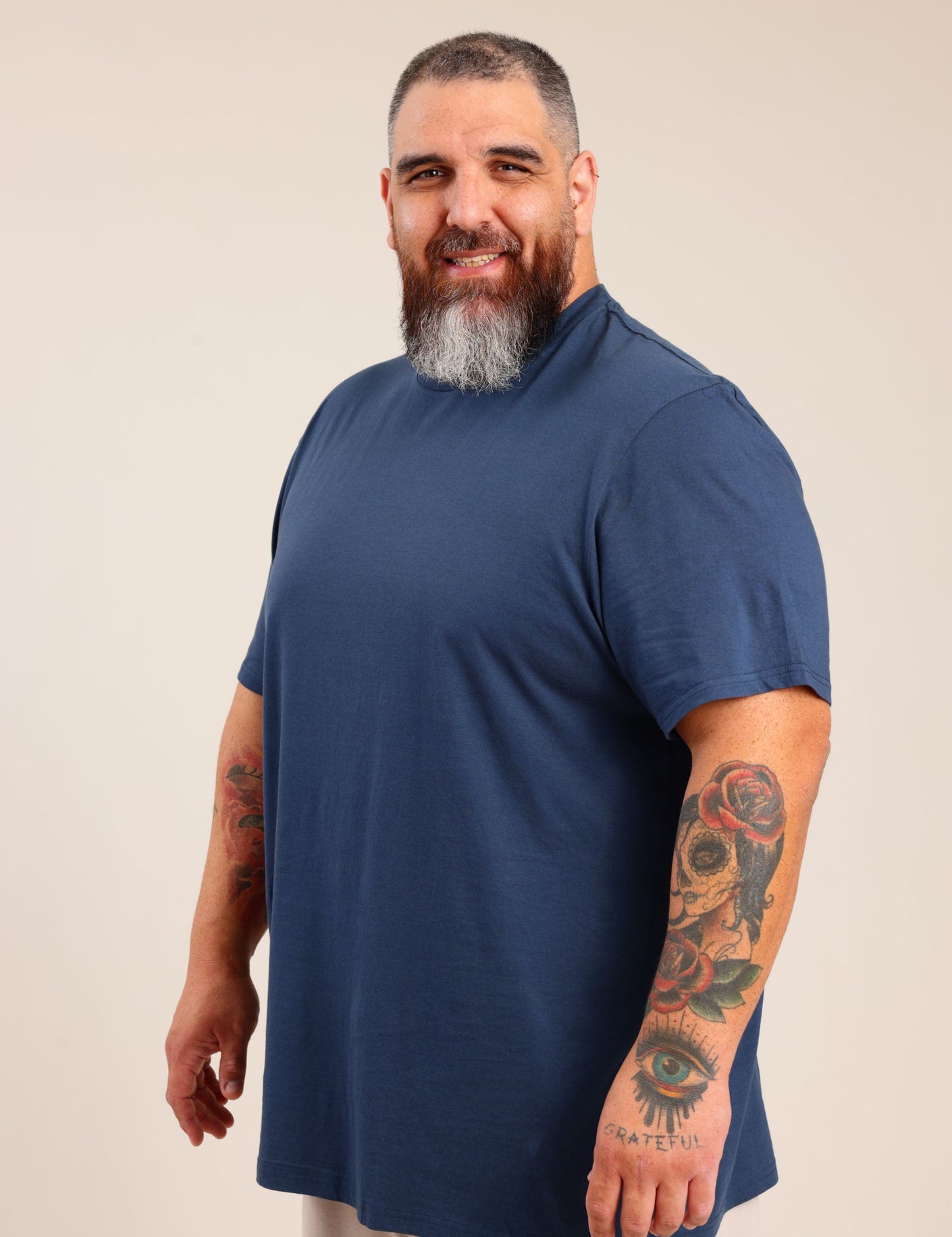 FOX פלאס גברים חולצה חולצת בייסיק ניקי | PLUS SIZE חולצת בייסיק ניקי | PLUS SIZE