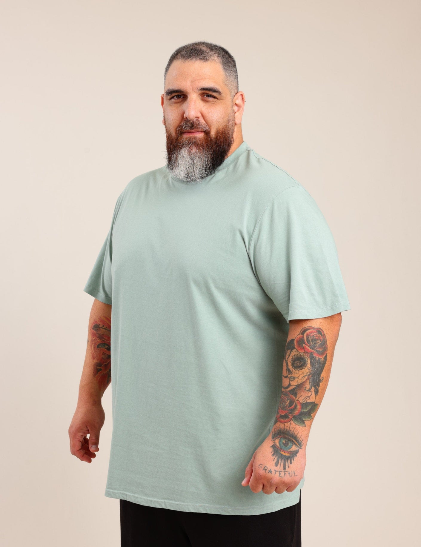 FOX פלאס גברים חולצה חולצת בייסיק ניקי | PLUS SIZE חולצת בייסיק ניקי | PLUS SIZE