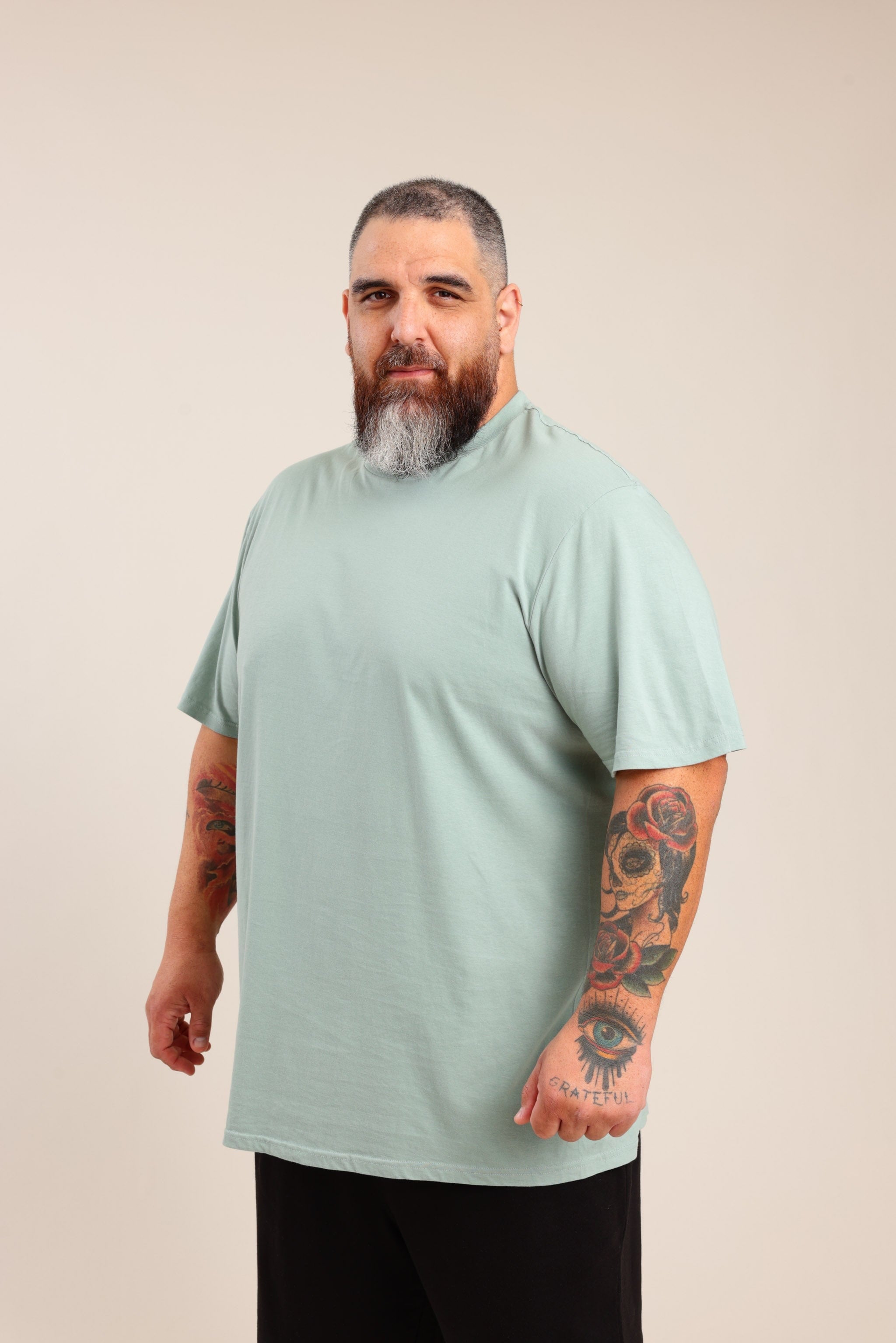 FOX פלאס גברים חולצה חולצת בייסיק ניקי | PLUS SIZE חולצת בייסיק ניקי | PLUS SIZE