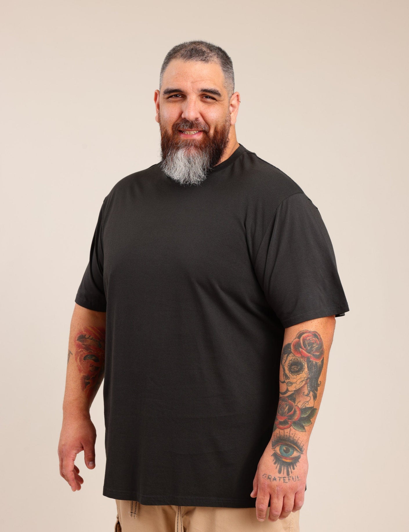 FOX פלאס גברים חולצה חולצת בייסיק ניקי | PLUS SIZE חולצת בייסיק ניקי | PLUS SIZE