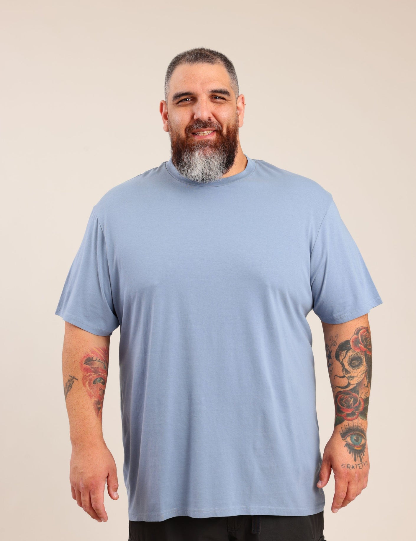 FOX פלאס גברים חולצה חולצת בייסיק ניקי | PLUS SIZE חולצת בייסיק ניקי | PLUS SIZE