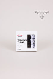 FOX אביזרים תחתונים מארז 3 תחתוני חוטיני מארז 3 תחתוני חוטיני