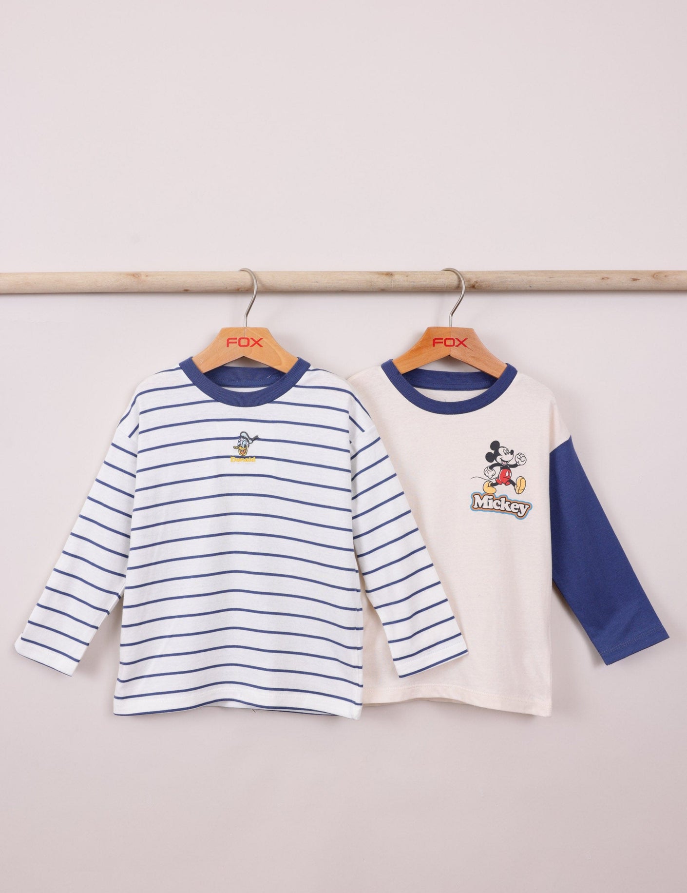 FOX תינוקות בנים חולצה מארז 2 חולצות דיסני מארז 2 חולצות דיסני