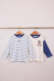 FOX תינוקות בנים חולצה מארז 2 חולצות דיסני מארז 2 חולצות דיסני