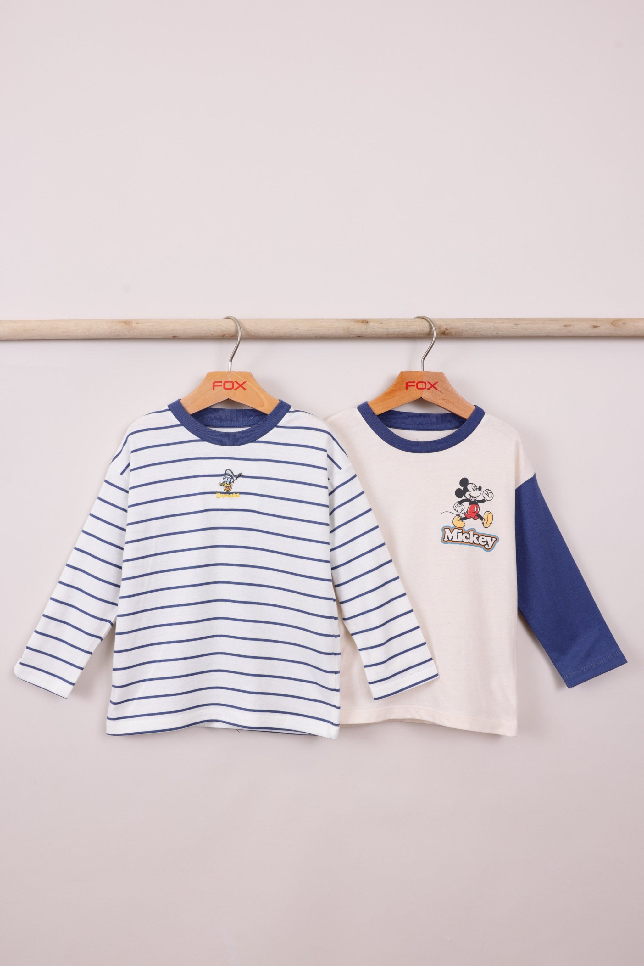 FOX תינוקות בנים חולצה מארז 2 חולצות דיסני מארז 2 חולצות דיסני
