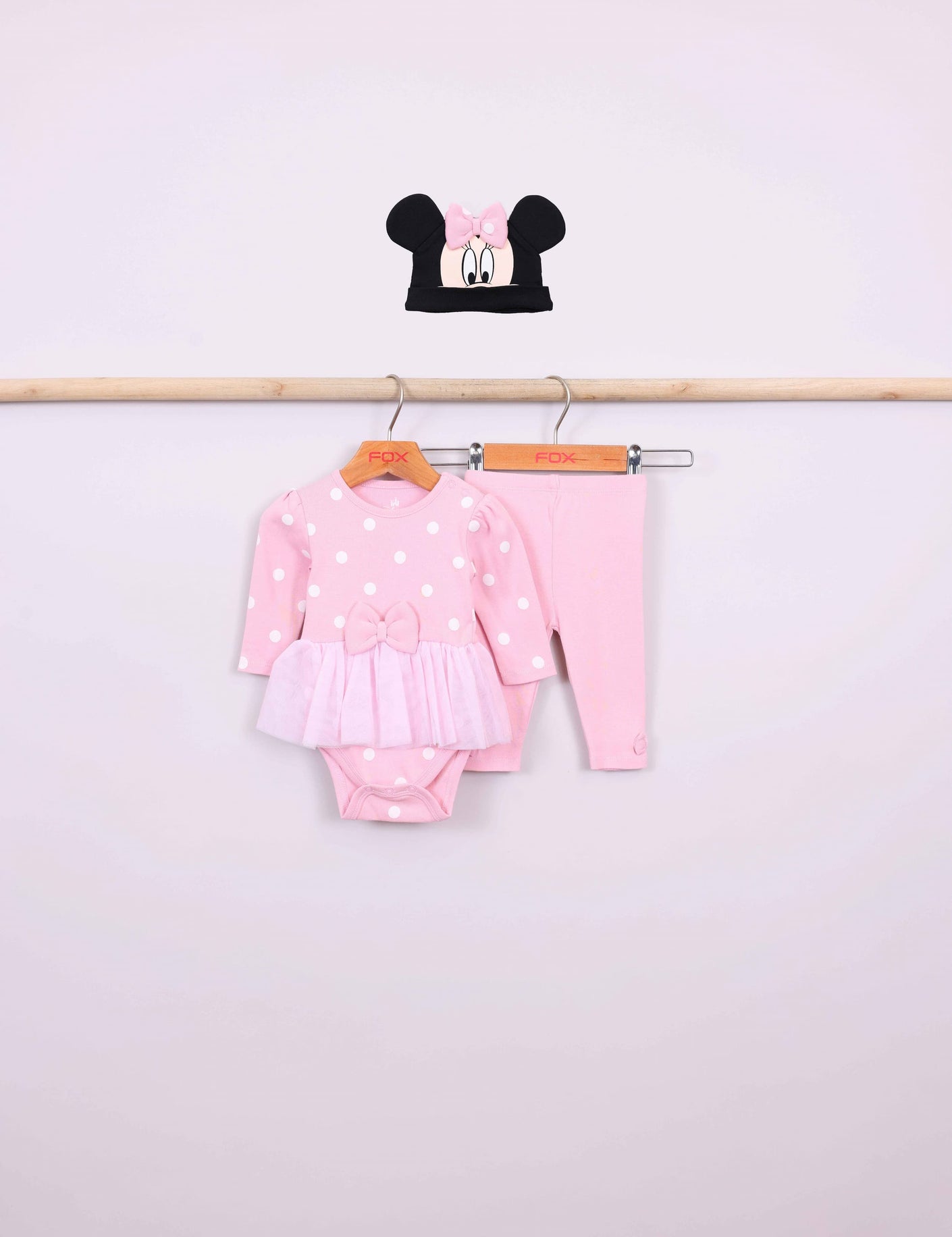 FOX תינוקות בנות אחר סט מיני מאוס לפורים סט מיני מאוס לפורים