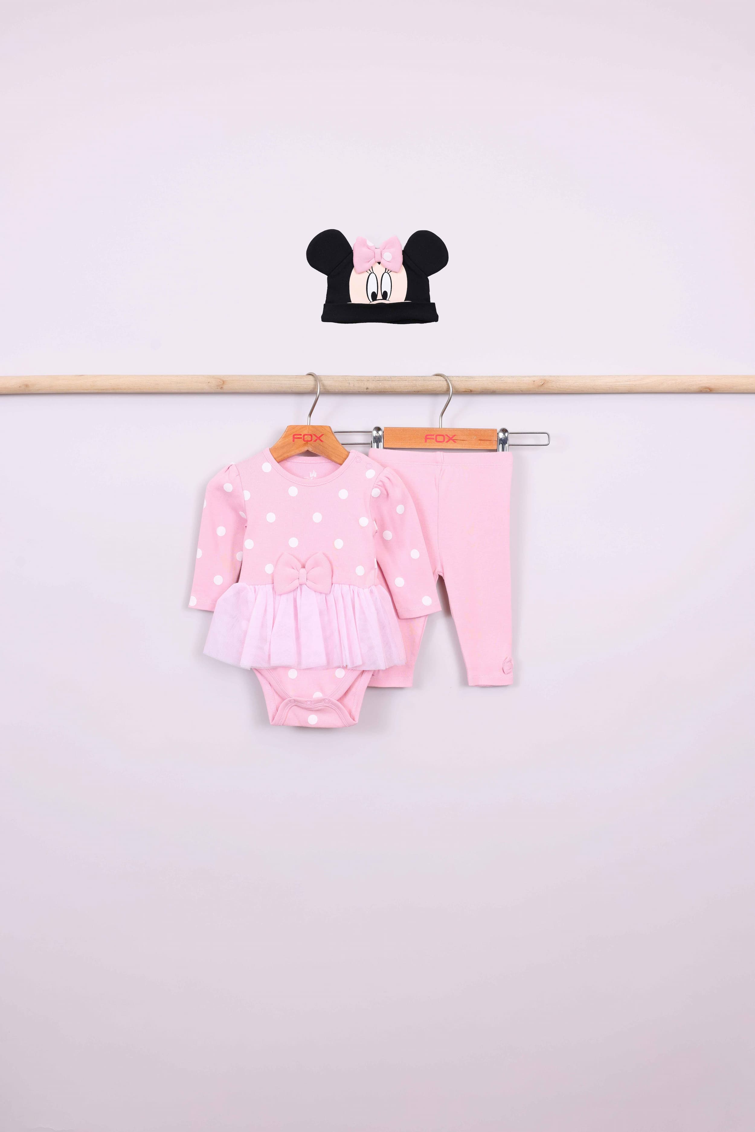 FOX תינוקות בנות אחר סט מיני מאוס לפורים סט מיני מאוס לפורים