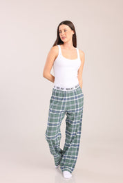 FOX נשים אחר מכנסי פיג'מה פלאנל מכנסי פיג'מה פלאנל