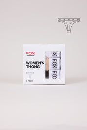 FOX אביזרים תחתונים מארז 3 תחתוני חוטיני מארז 3 תחתוני חוטיני