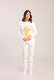 FOX נשים אחר פיג'מה ממותגת פו הדב פיג'מה ממותגת פו הדב