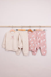 FOX תינוקות בנות אחר מארז 2 פיג'מות פוטר עם הדפס מארז 2 פיג'מות פוטר עם הדפס