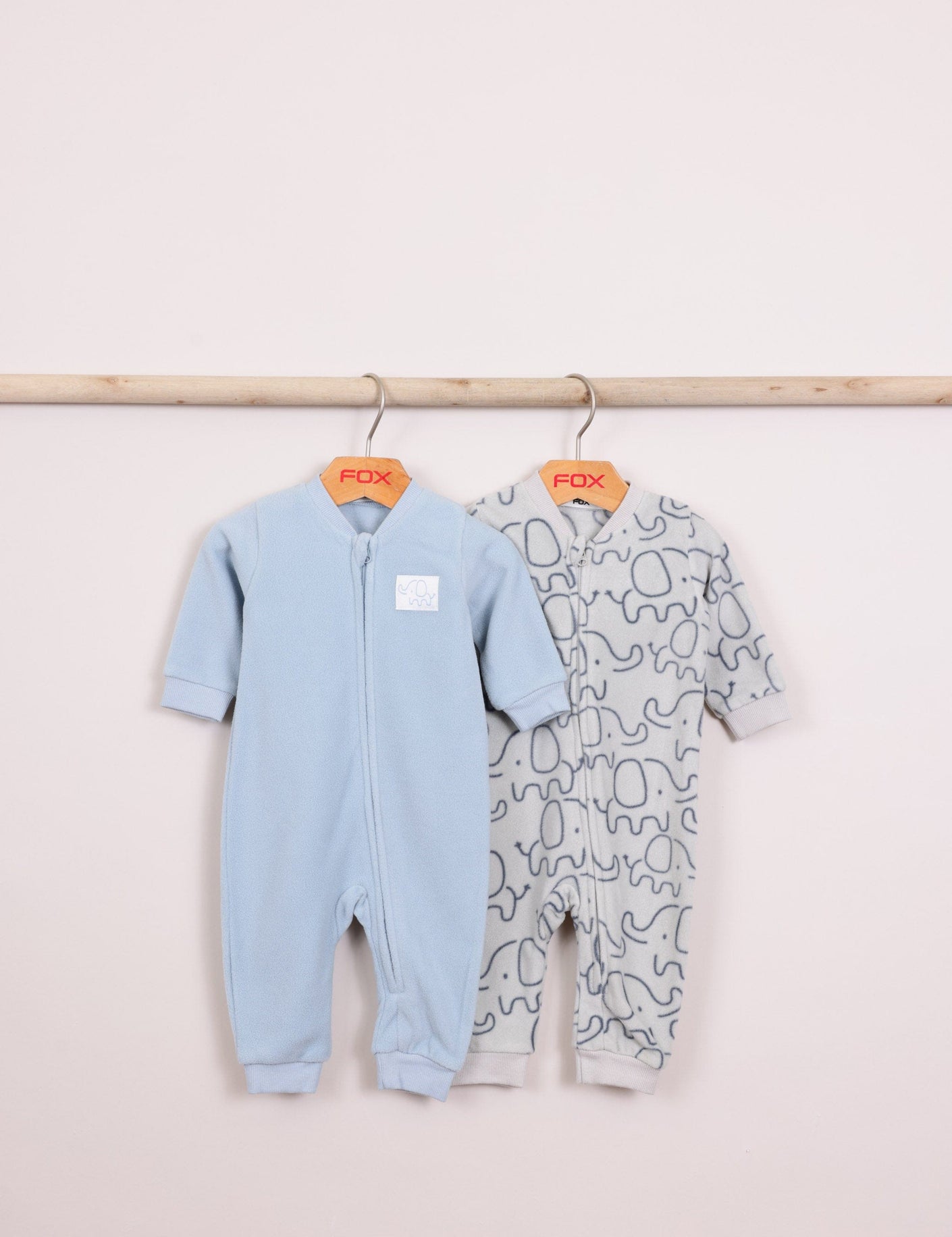 FOX תינוקות בנים אחר מארז אוברול מארז אוברול