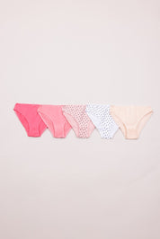 FOX אביזרים תחתונים מארז 5 תחתוני ביקיני בנות FOX | מארז 5 תחתוני ביקיני בנות | קנה עכשיו