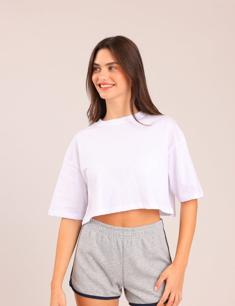 FOX נשים חולצה חולצת קרופ FOX | חולצה עם דפוס | קנה עכשיו