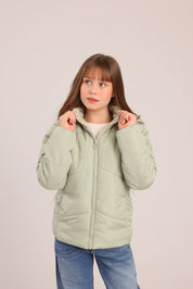 FOX בנות אחר מעיל פוך קפוצ'ון מעיל פוך קפוצ'ון