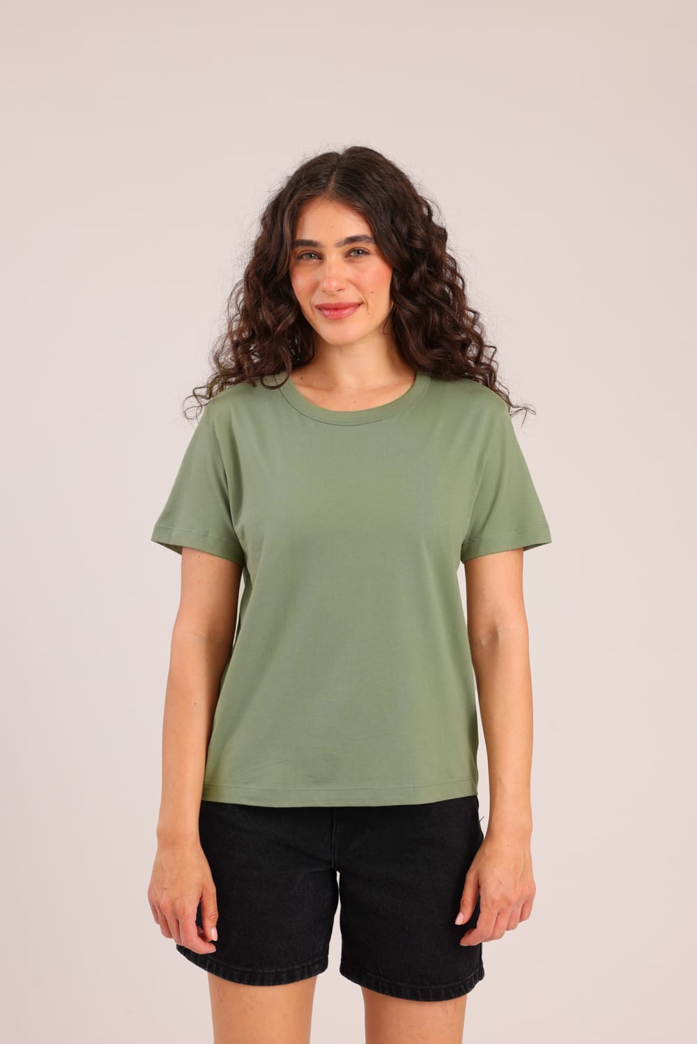 FOX נשים חולצה חולצת טישרט בייסיק עם צווארון עגול FOX | חולצת בייסיק | קנה עכשיו