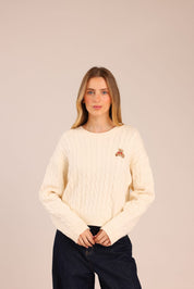 FOX נשים סריגים חולצת סריג חולצת סריג