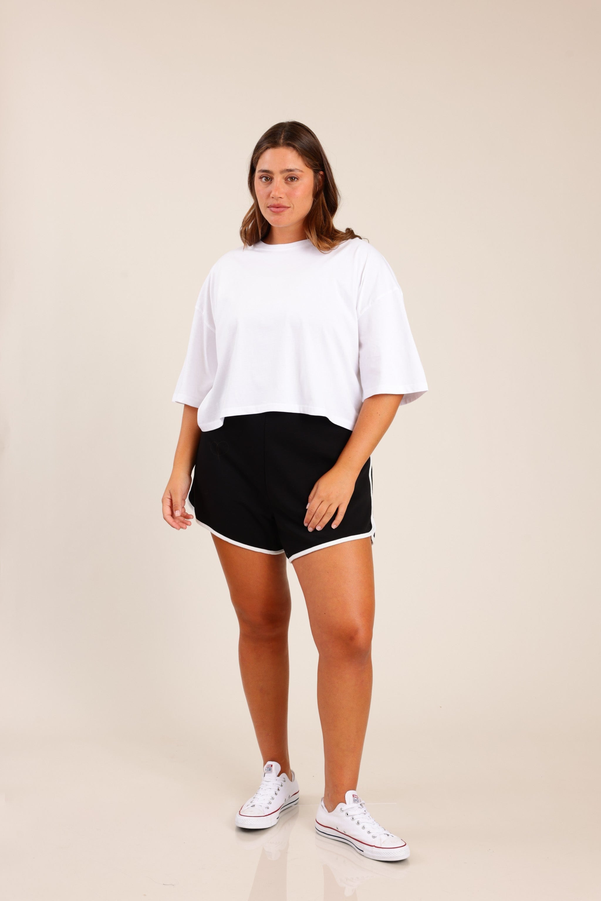 FOX פלאס נשים מכנסיים מכנסיים קצרים | PLUS SIZE מכנסיים קצרים | PLUS SIZE