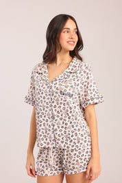 FOX נשים אחר פיג'מה עם הדפס פיג'מה עם הדפס