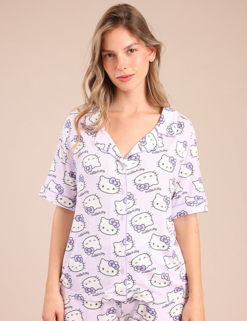 FOX נשים אחר פיג'מה ממותגת הלו קיטי פיג'מה ממותגת הלו קיטי