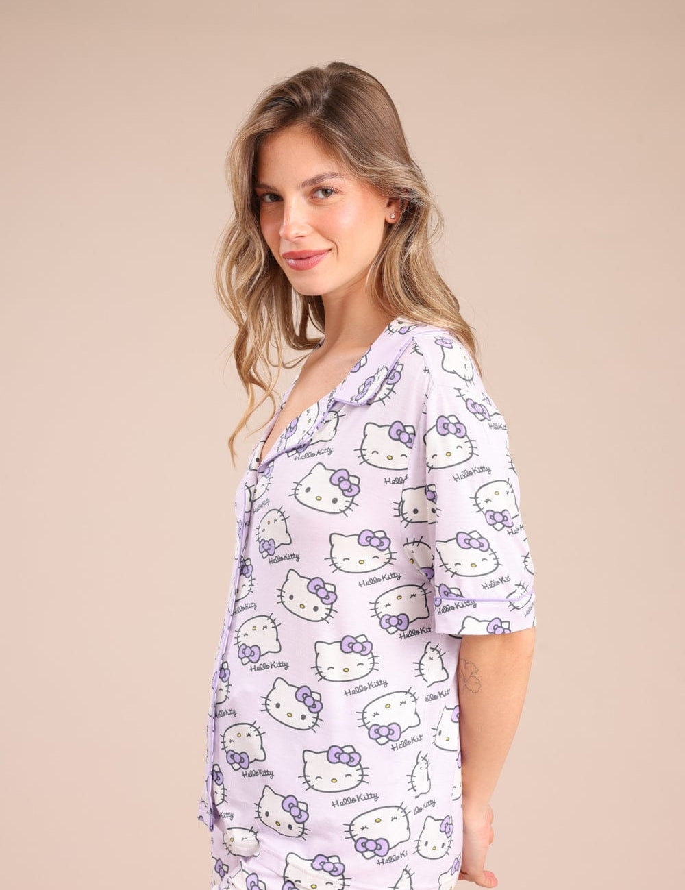FOX נשים אחר פיג'מה ממותגת הלו קיטי פיג'מה ממותגת הלו קיטי