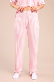 FOX נשים אחר פיג'מה מכופתרת עם פסים פיג'מה מכופתרת עם פסים