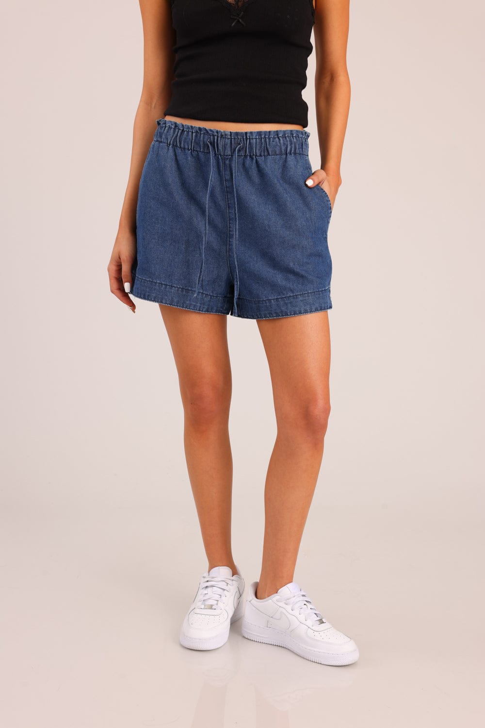 FOX נשים מכנסיים קצרים מכנסי ג'ינס קצרים מכנסי ג'ינס קצרים