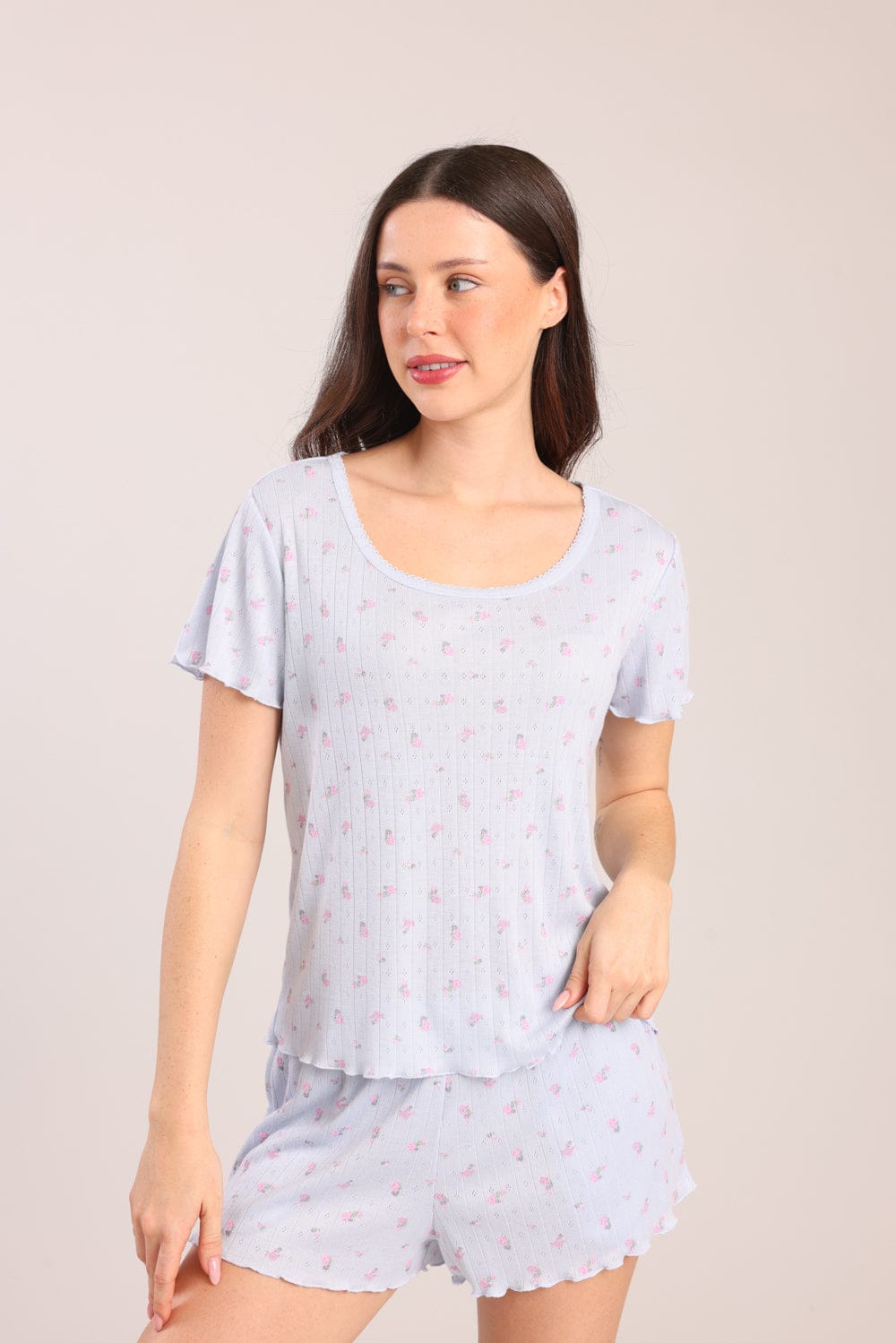 FOX נשים אחר פיג'מה עם הדפס פיג'מה עם הדפס