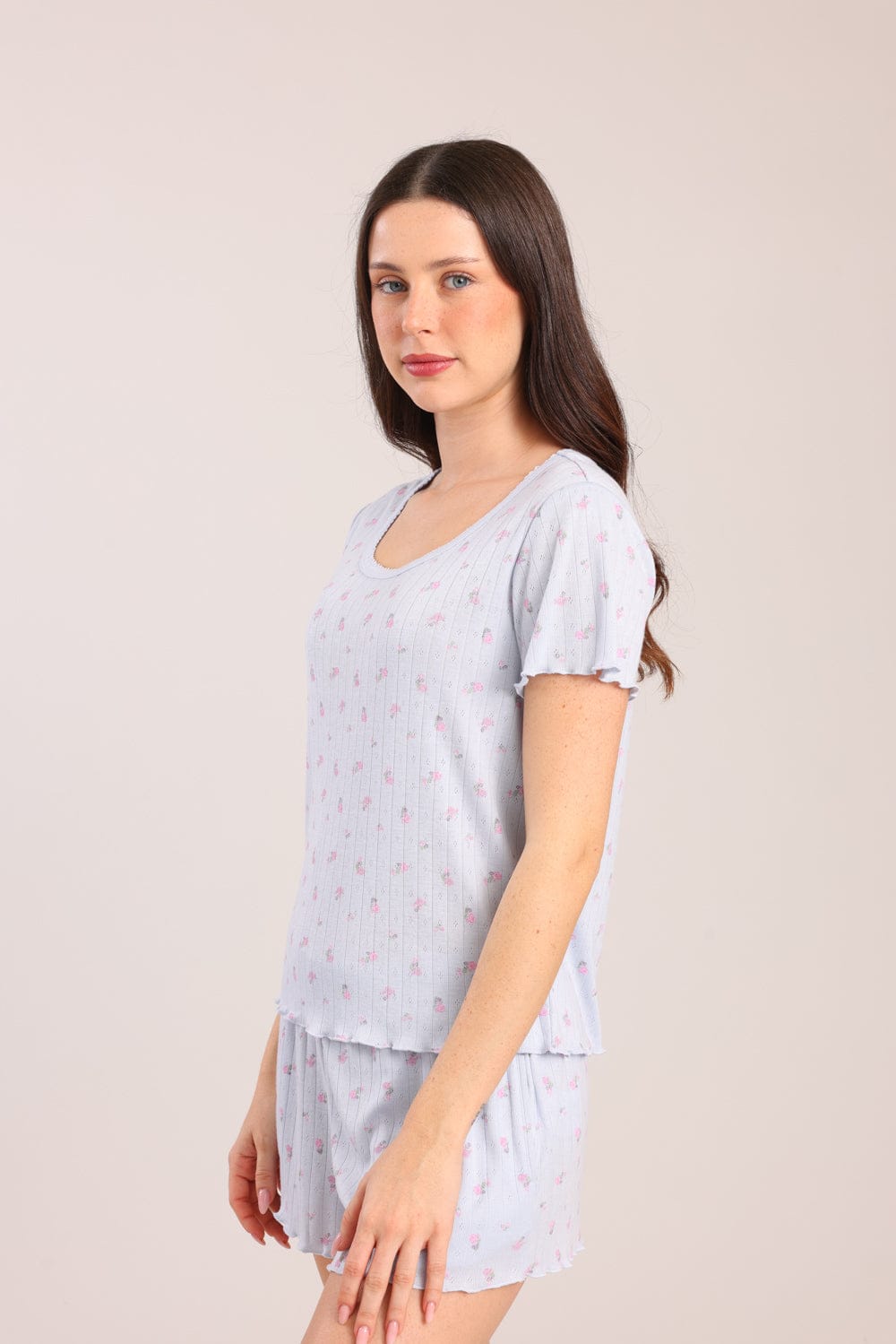 FOX נשים אחר פיג'מה עם הדפס פיג'מה עם הדפס