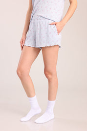 FOX נשים אחר פיג'מה עם הדפס פיג'מה עם הדפס