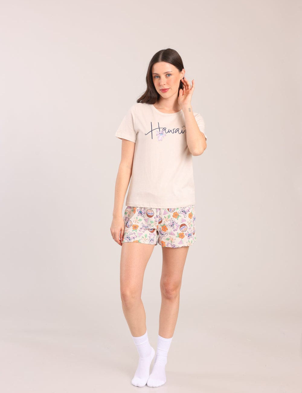 FOX נשים אחר פיג'מה ממותגת סטיץ' פיג'מה ממותגת סטיץ'