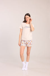 FOX נשים אחר פיג'מה ממותגת סטיץ' פיג'מה ממותגת סטיץ'