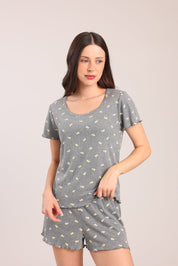 FOX נשים אחר פיג'מה קצרה עם הדפס פיג'מה קצרה עם הדפס