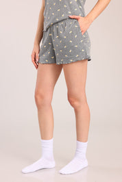 FOX נשים אחר פיג'מה קצרה עם הדפס פיג'מה קצרה עם הדפס