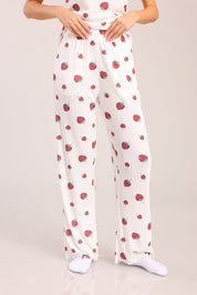 FOX נשים אחר פיג'מה עם הדפס תותים פיג'מה עם הדפס תותים