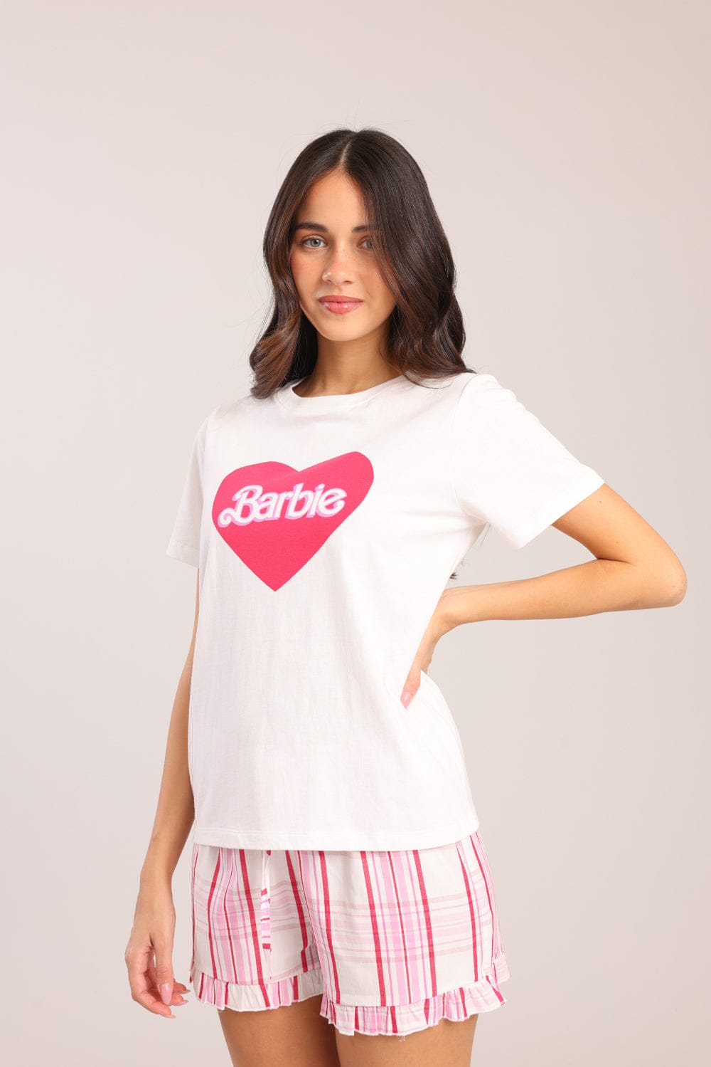 FOX נשים אחר פיג'מה ממותגת ברבי פיג'מה ממותגת ברבי