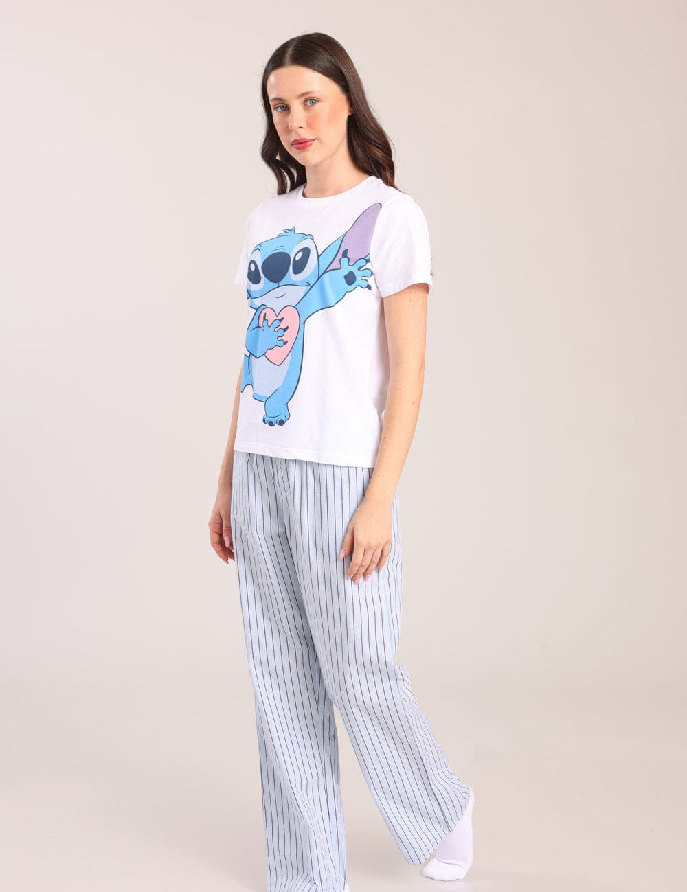 FOX נשים אחר פיג'מה ממותגת דיסני סטיץ' פיג'מה ממותגת דיסני סטיץ'