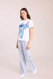 FOX נשים אחר פיג'מה ממותגת דיסני סטיץ' פיג'מה ממותגת דיסני סטיץ'