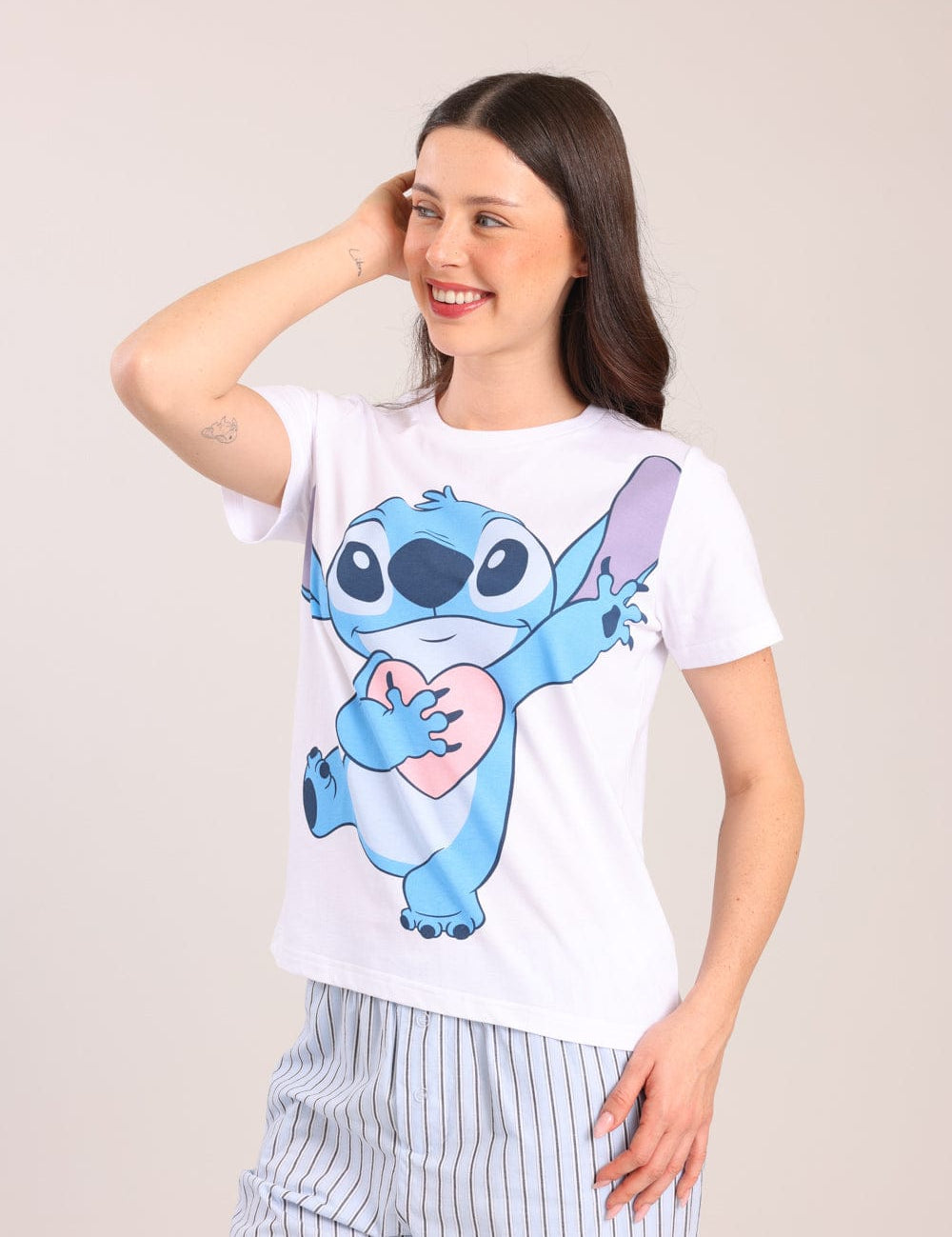 FOX נשים אחר פיג'מה ממותגת דיסני סטיץ' פיג'מה ממותגת דיסני סטיץ'