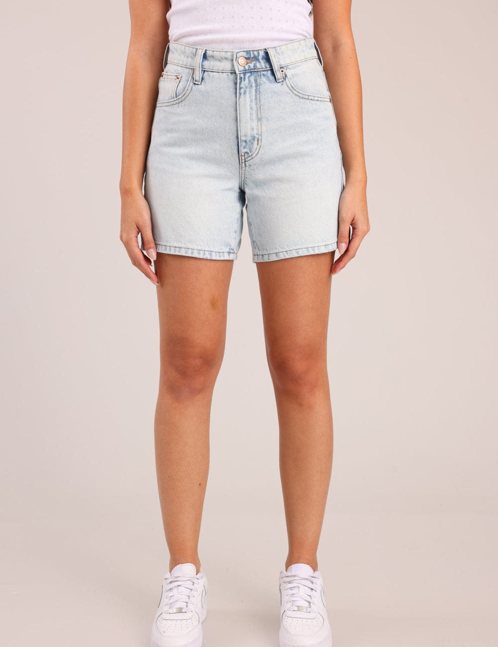 FOX נשים מכנסיים קצרים ג'ינס נשים MOM קצר ג'ינס נשים MOM קצר