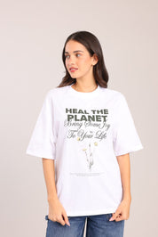 FOX נשים חולצה חולצה עם הדפס חולצה עם הדפס