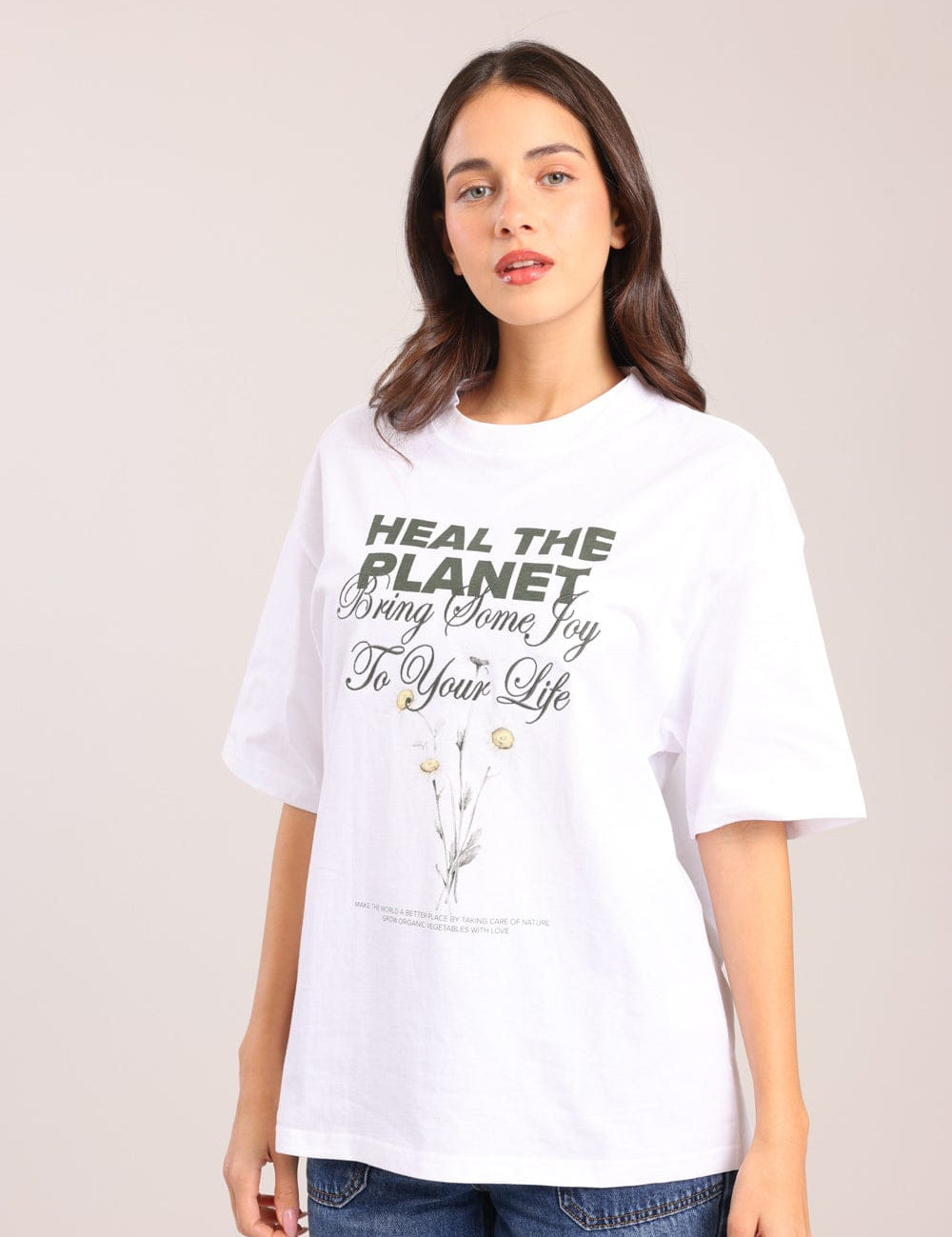 FOX נשים חולצה חולצה עם הדפס חולצה עם הדפס