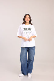 FOX נשים חולצה חולצה עם הדפס חולצה עם הדפס