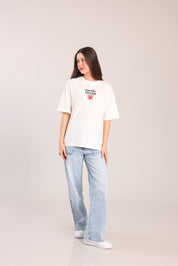 FOX נשים חולצה חולצה עם הדפס חולצה עם הדפס