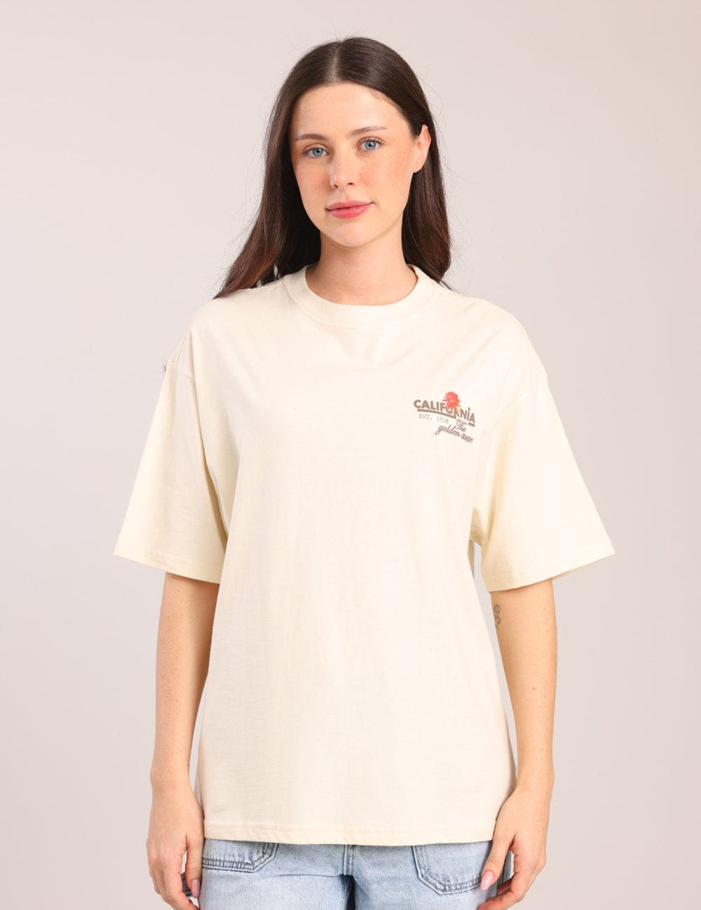 FOX נשים חולצה חולצה עם הדפס חולצה עם הדפס