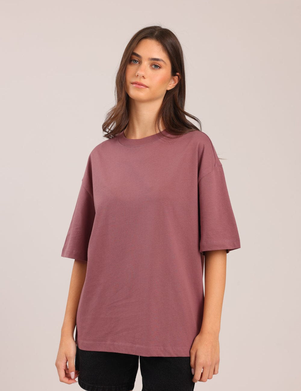 FOX FOX חולצה קצרה חולצת בייסיק אוברסייז חולצת בייסיק אוברסייז