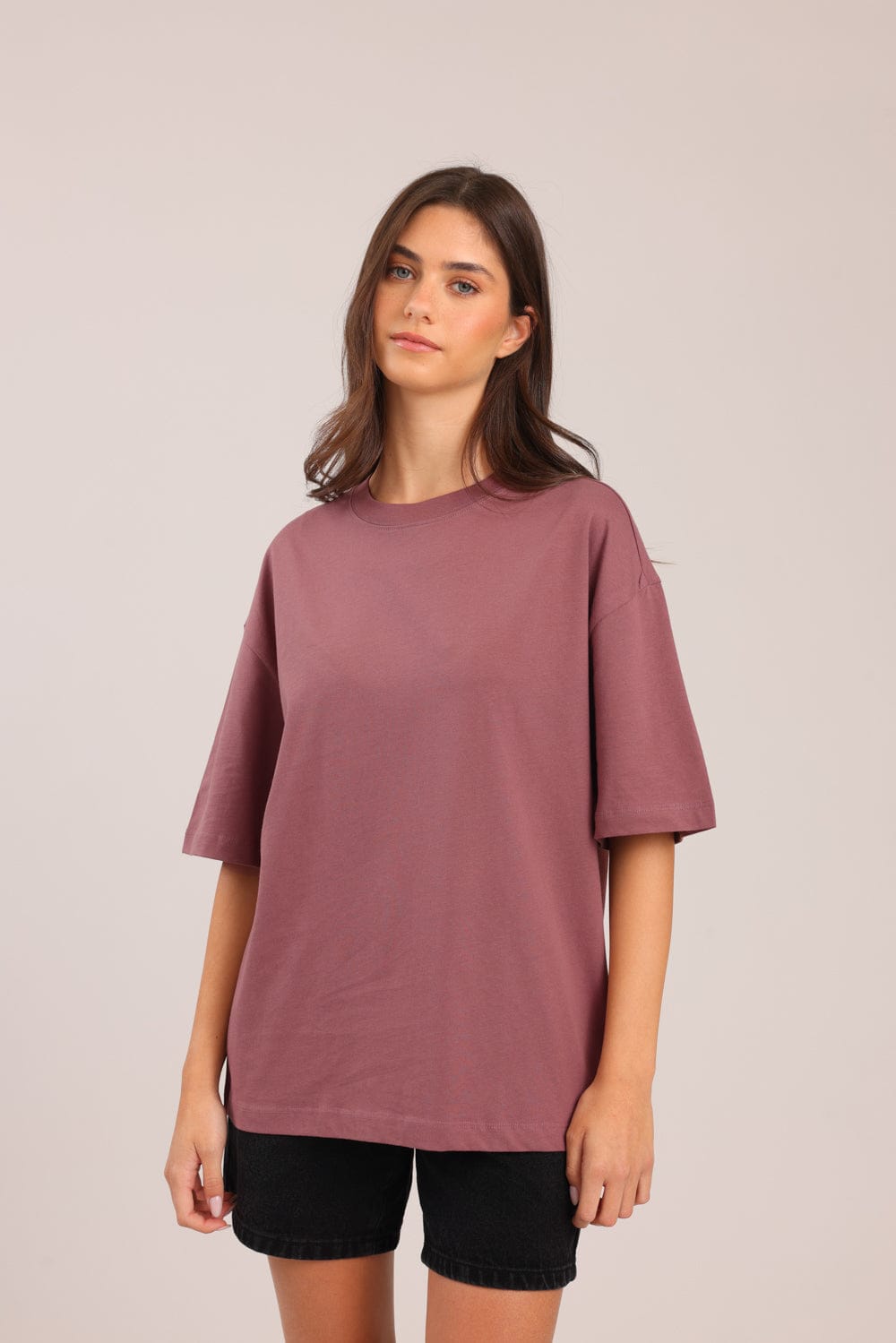 FOX FOX חולצה קצרה חולצת בייסיק אוברסייז חולצת בייסיק אוברסייז