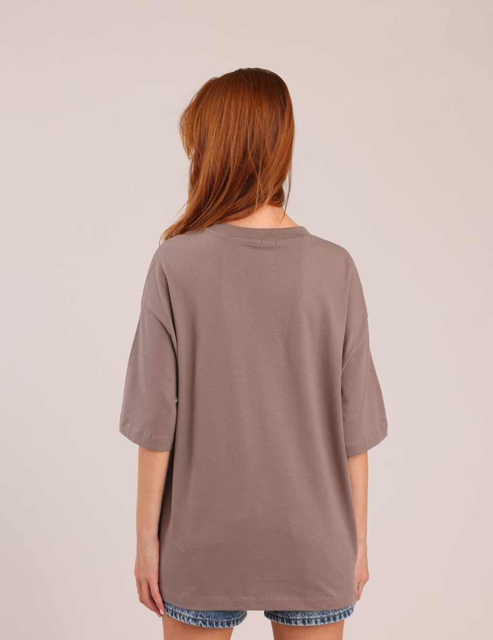 FOX FOX חולצה קצרה חולצת בייסיק אוברסייז חולצת בייסיק אוברסייז