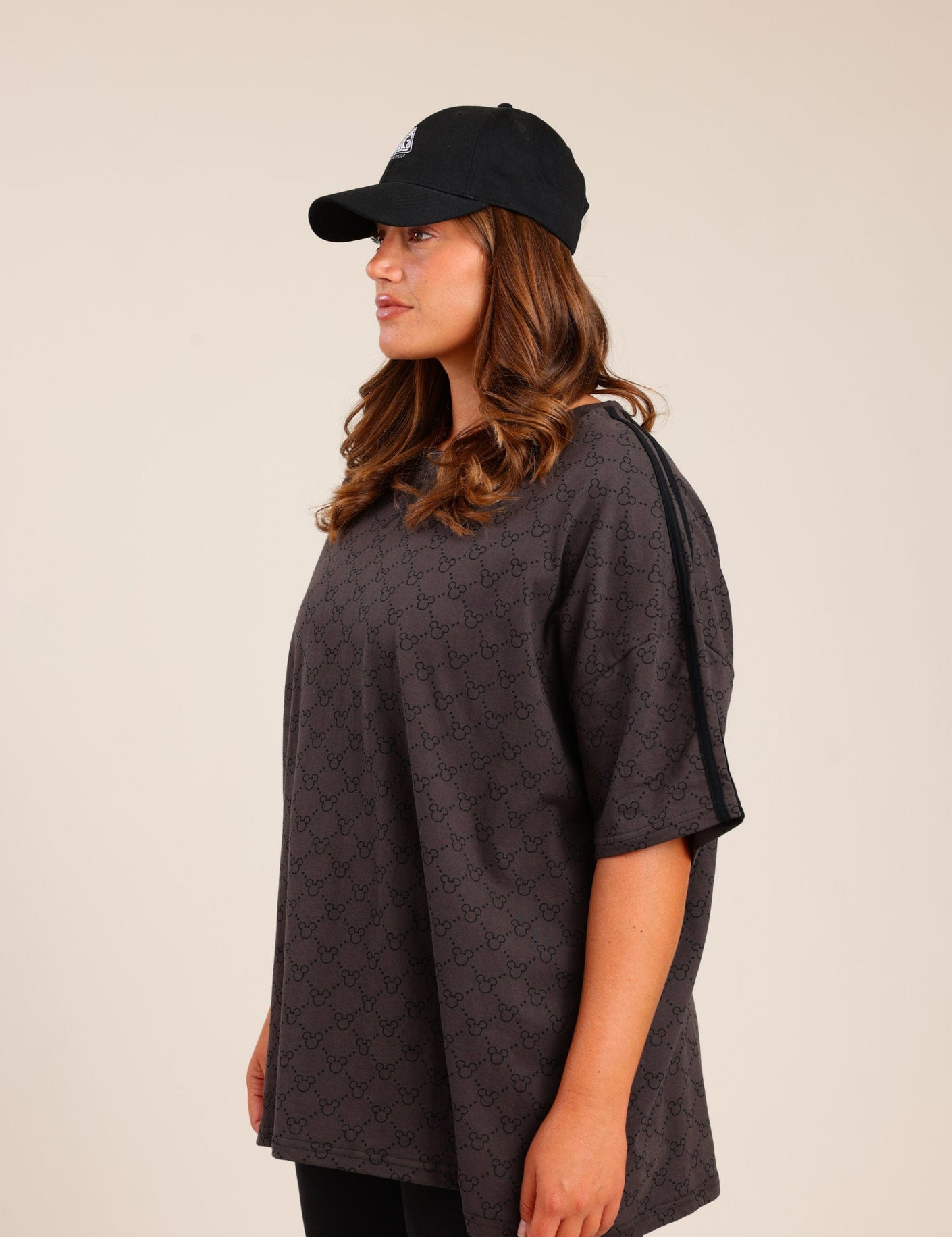 FOX פלאס נשים חולצה חולצה ממותגת דיסני | PLUS SIZE חולצה ממותגת דיסני | PLUS SIZE