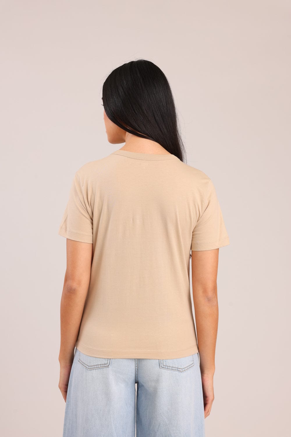 FOX נשים חולצה חולצת טישרט בייסיק עם צווארון עגול FOX | חולצת בייסיק | קנה עכשיו